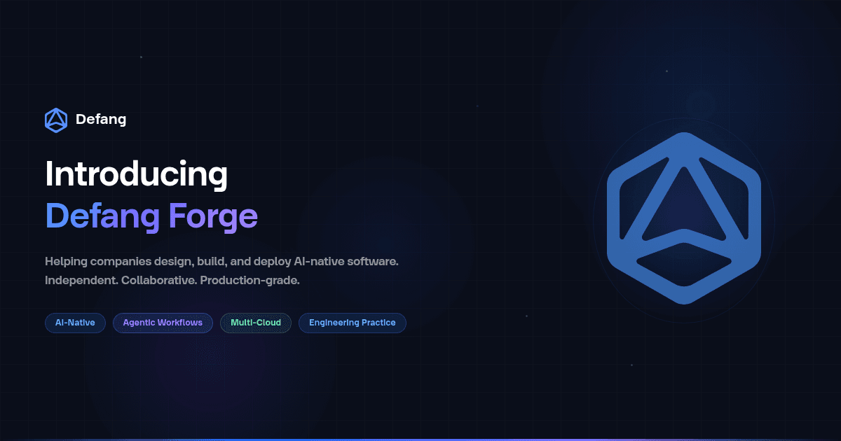 Introducing Defang Forge - helping companies build for the AI-native era